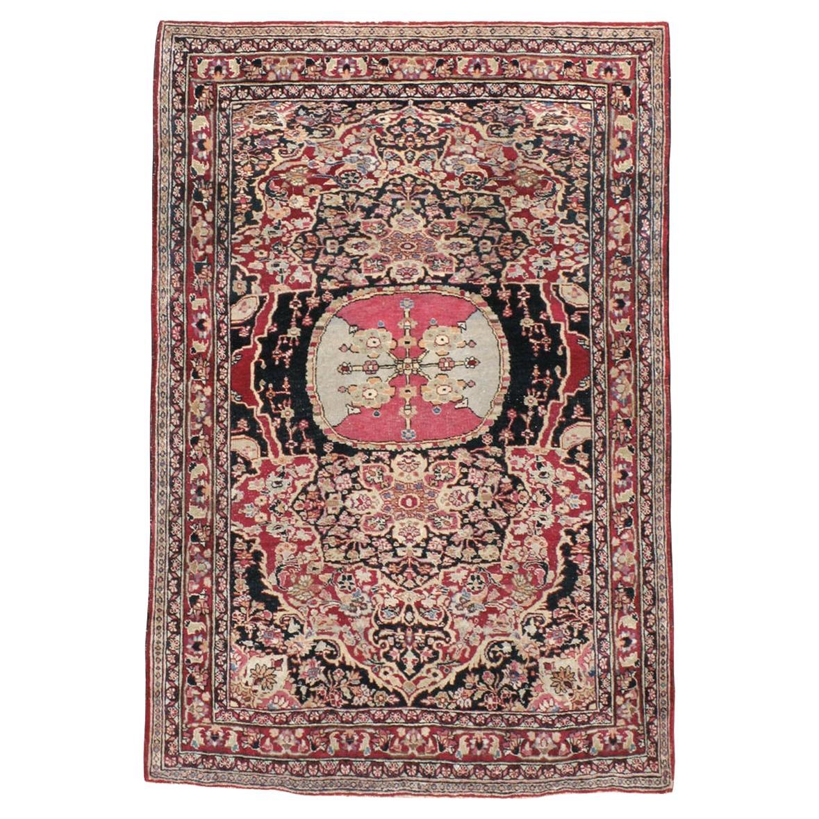 Tapis persan ancien Mashad en vente