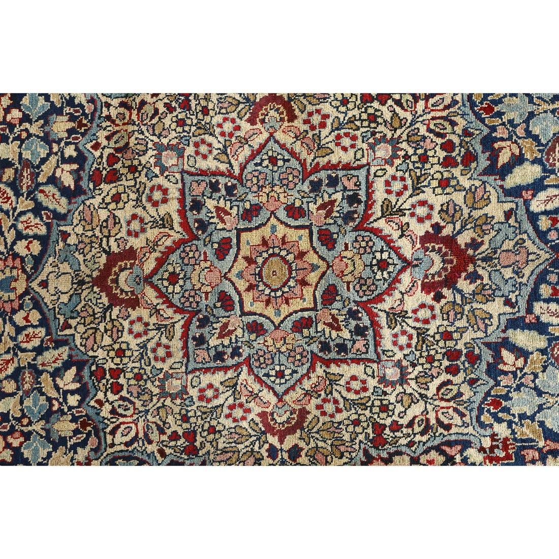 Annodato a mano Tappeto antico persiano Mashad - Dimensioni: 10'2x6'8 in vendita