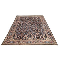 Antique Persian Mashad Rug - Size: 10'4x7'1