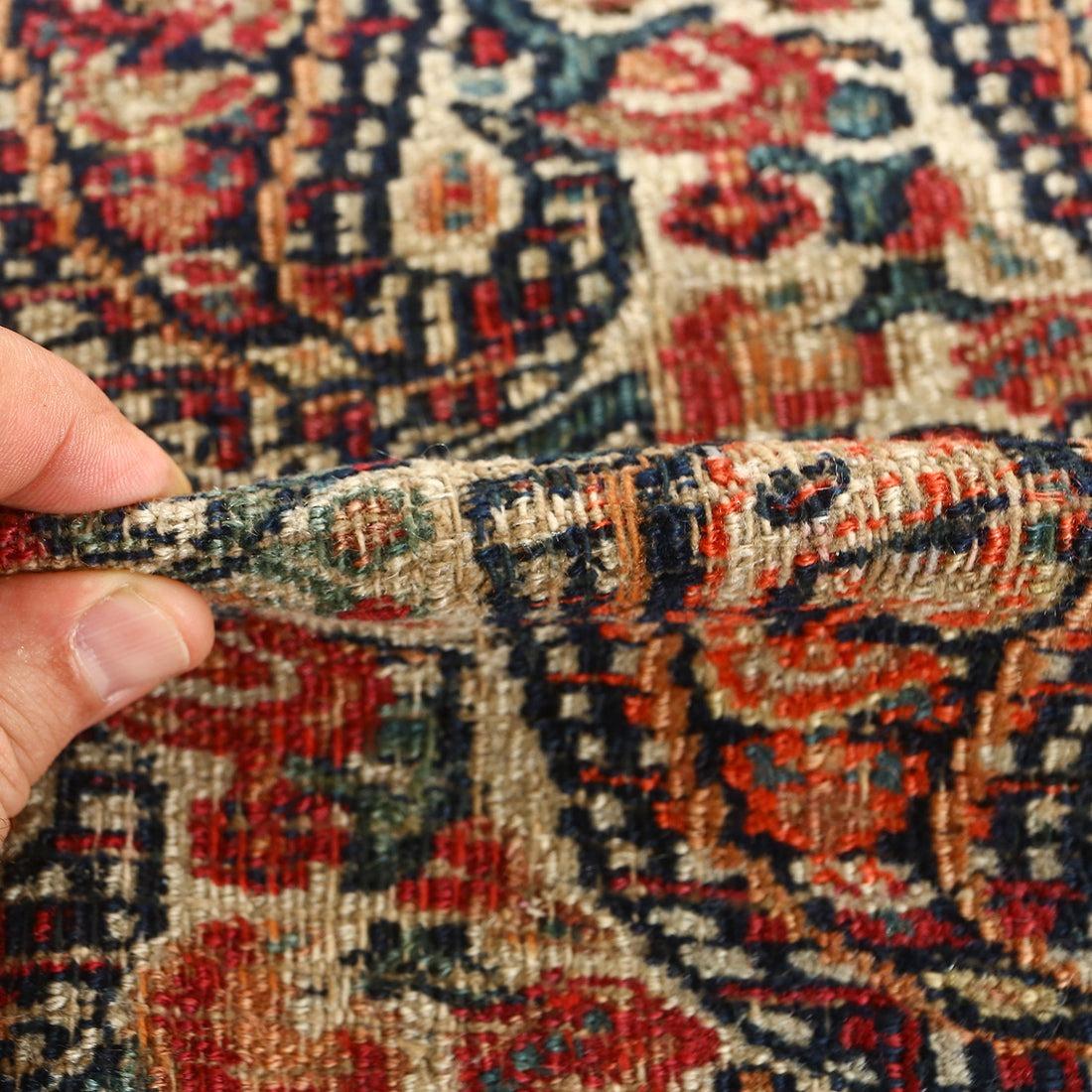 Antiker persischer Mashad-Teppich - Größe: 8'5x6'0 (Handgeknüpft) im Angebot