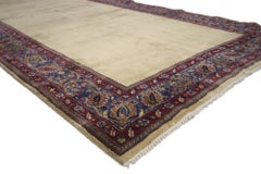 Antique Persian Mashhad Gallery Rug, Extra-Long Hotel Size Aisle Runner