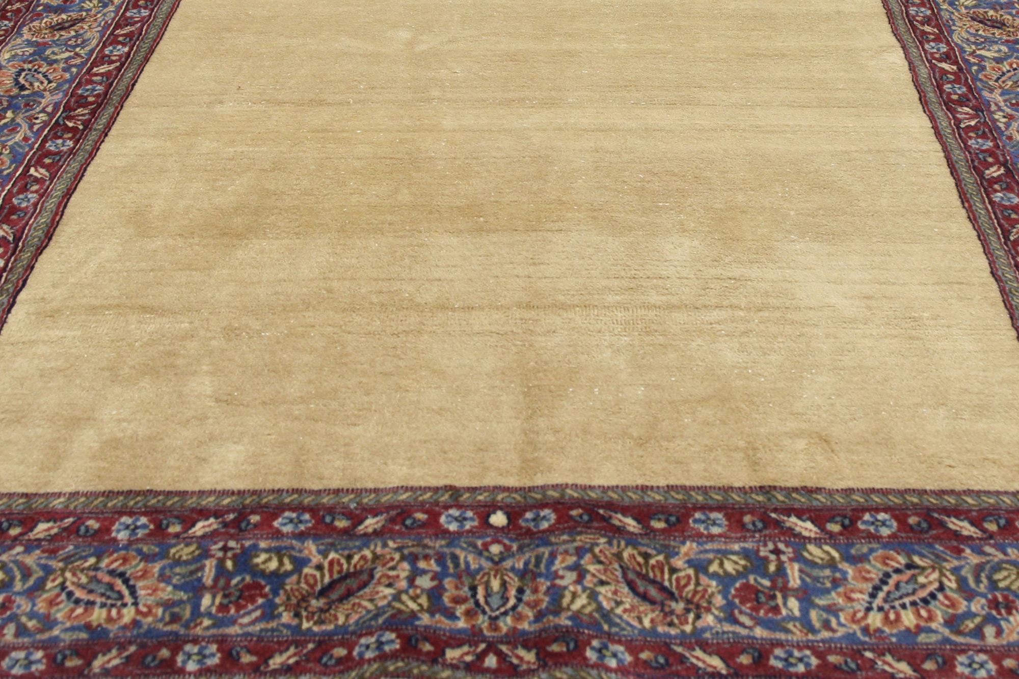 Antique Persian Mashhad Gallery Rug, Extra-Long Hotel Size Aisle Runner In Good Condition For Sale In Dallas, TX
