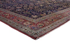 Antique Persian Mashhad Room Size Rug