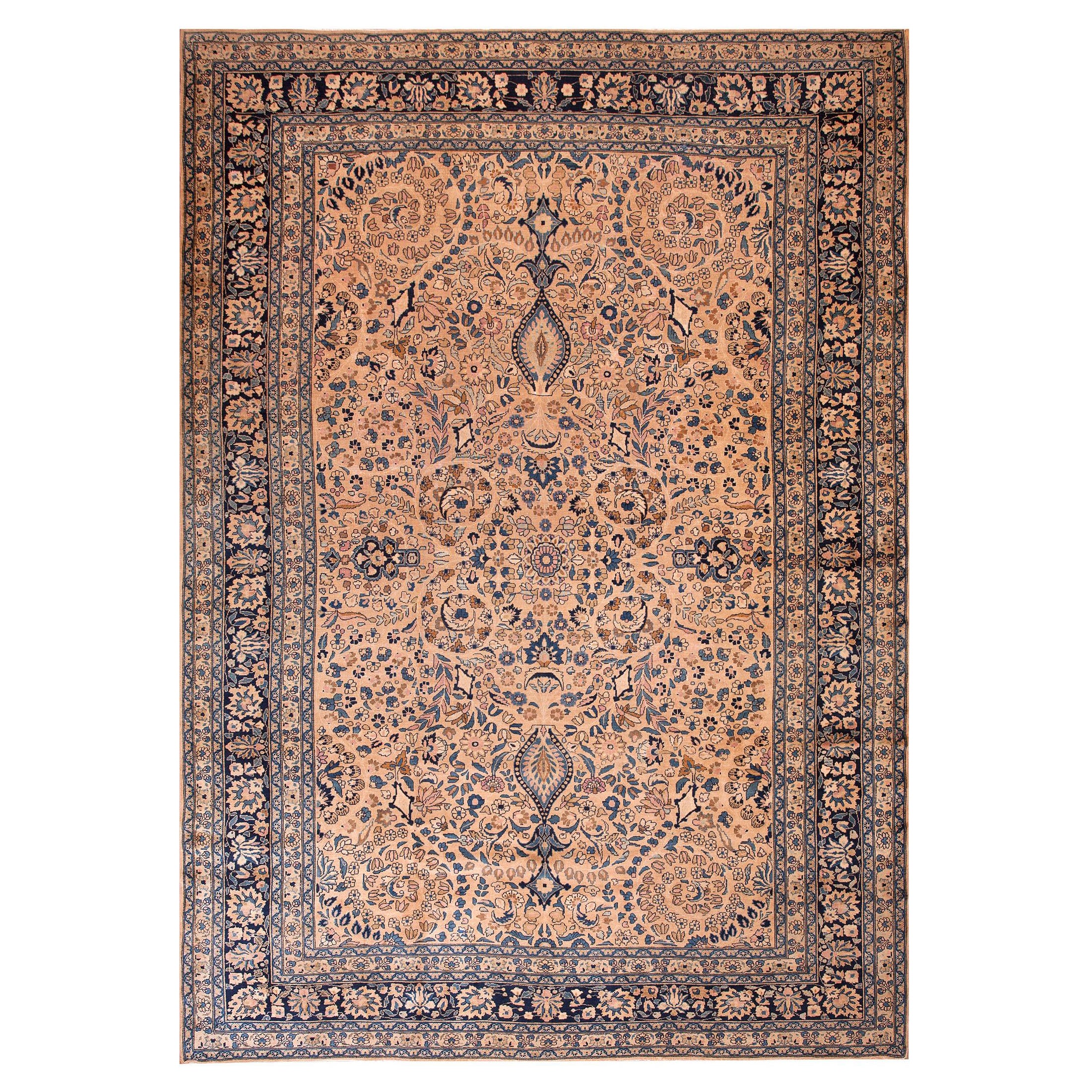 Tappeto antico persiano Mashhad 10' 0" x 14' 4" in vendita