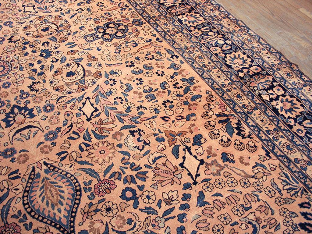 Wool Antique Persian Mashhad Rug 10' 0