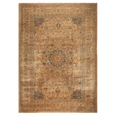 Tapis persan ancien Mashhad de 13' 4"" x 19' 1""