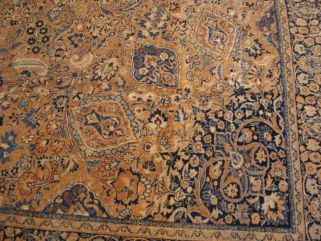 Perse Tapis persan ancien Mashhad de 13' 4