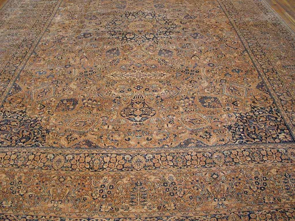 Tapis persan ancien Mashhad de 13' 4
