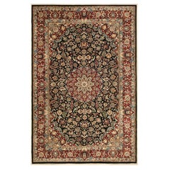 Antique Persian Mashhad Rug 6' 7" x 9' 10"