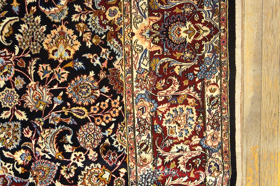 Hand-Knotted Antique Persian Mashhad Rug 6' 7