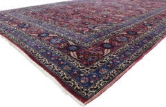 Antique Persian Mashhad Carpet, 10'05 x 18'11