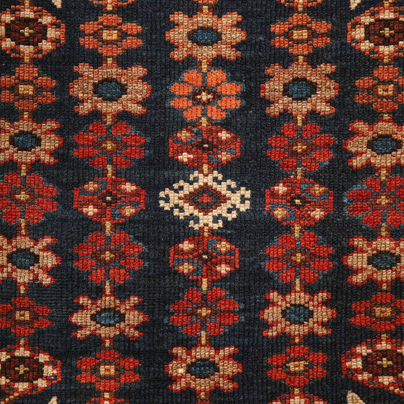 Antique 1920s Wool Persian Mazlaghan Rug, 4' x 6' For Sale 3