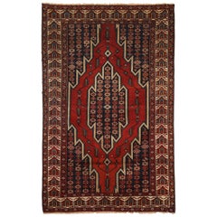 Antiquities 1920s Persian Mazlaghan Wool Rug, 4' x 6'