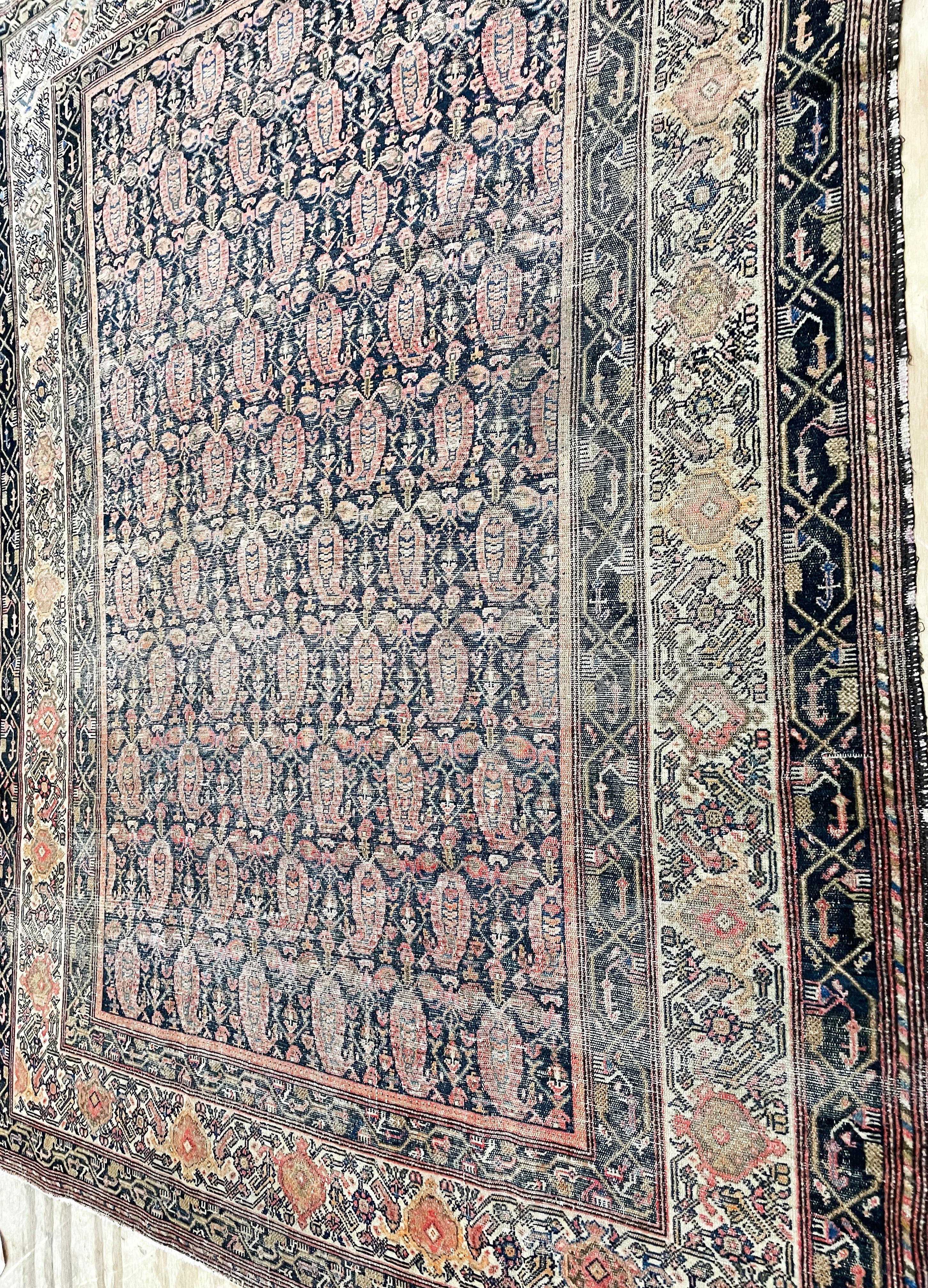 Antiker Perser  Melayer Botheh-Teppich (Persisch) im Angebot