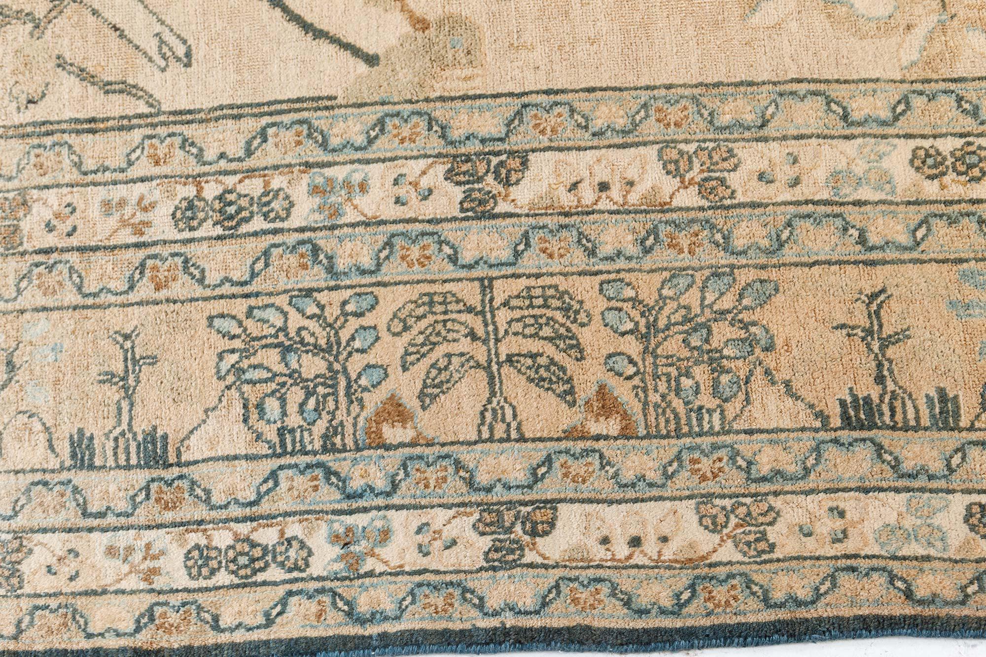 20th Century Antique Persian Meshad Carpet