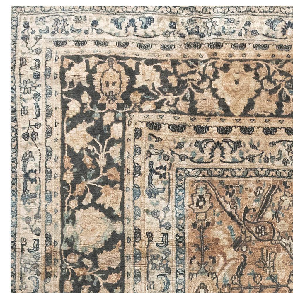 Antique Persian Meshad Carpet For Sale 1