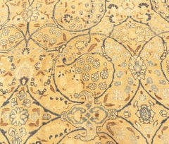 Doris Leslie Blau Antique Persian Meshad Botanic Handmade Wool Rug