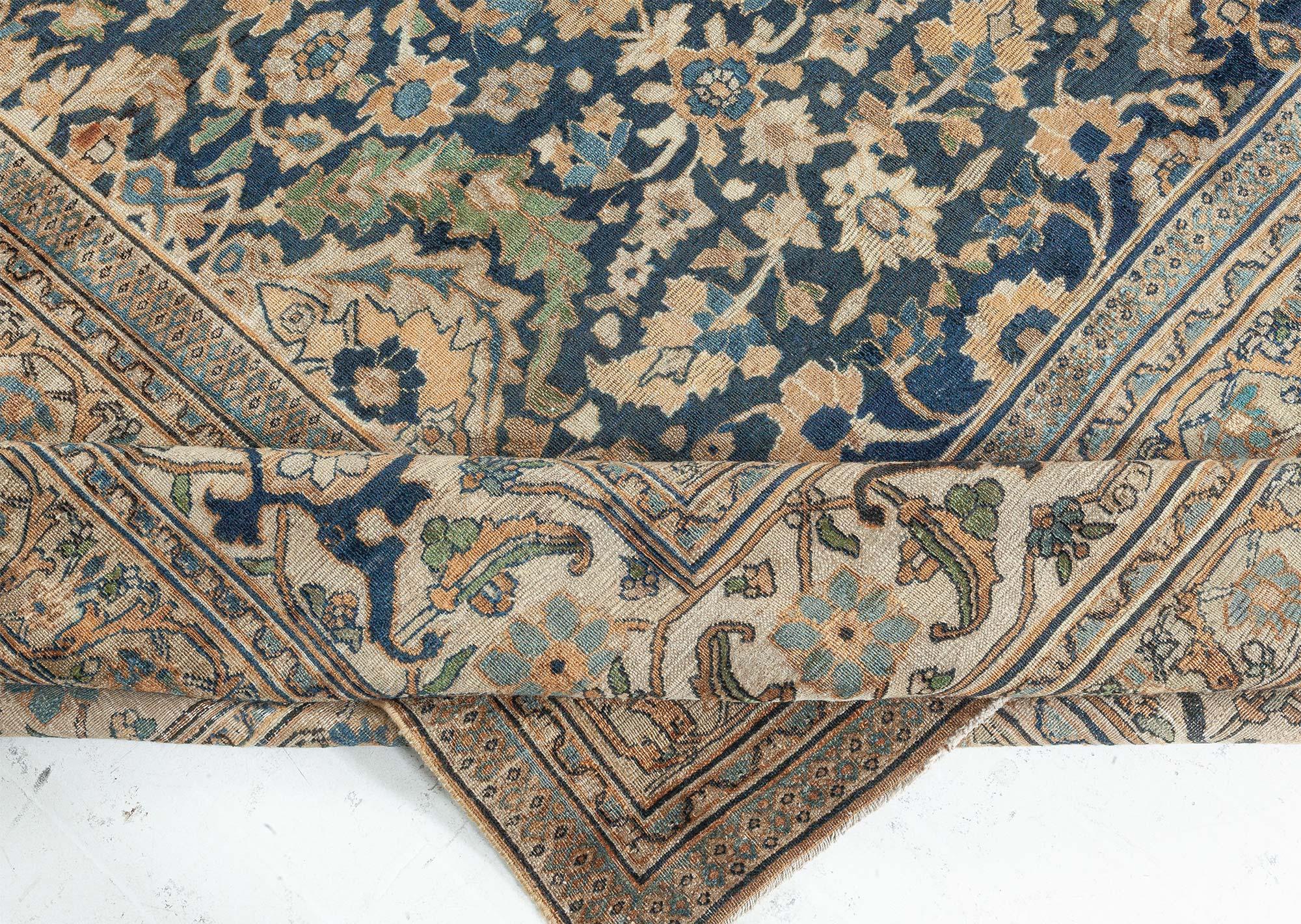Antiker persischer Meshad-Teppich im Angebot 1
