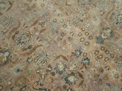 Muave Traditional Antique Persian Meshed Rug