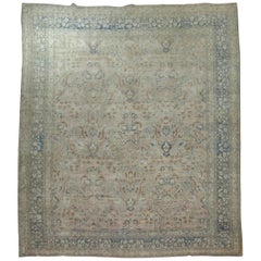 Muave Traditional Antique Persian Meshed Rug