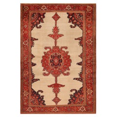 Antique Persian Mishan Malayer Rug. 4 ft 2 in x 6 ft 4 in
