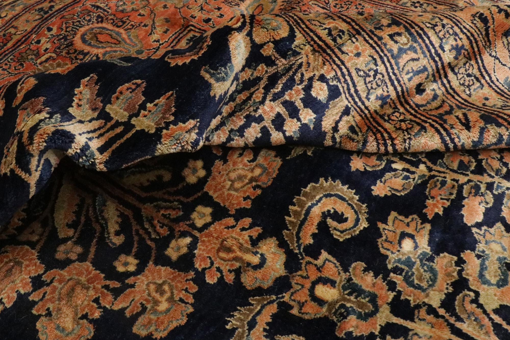 1900's Persian Mohajeran Sarouk Carpet with Traditional Style 6