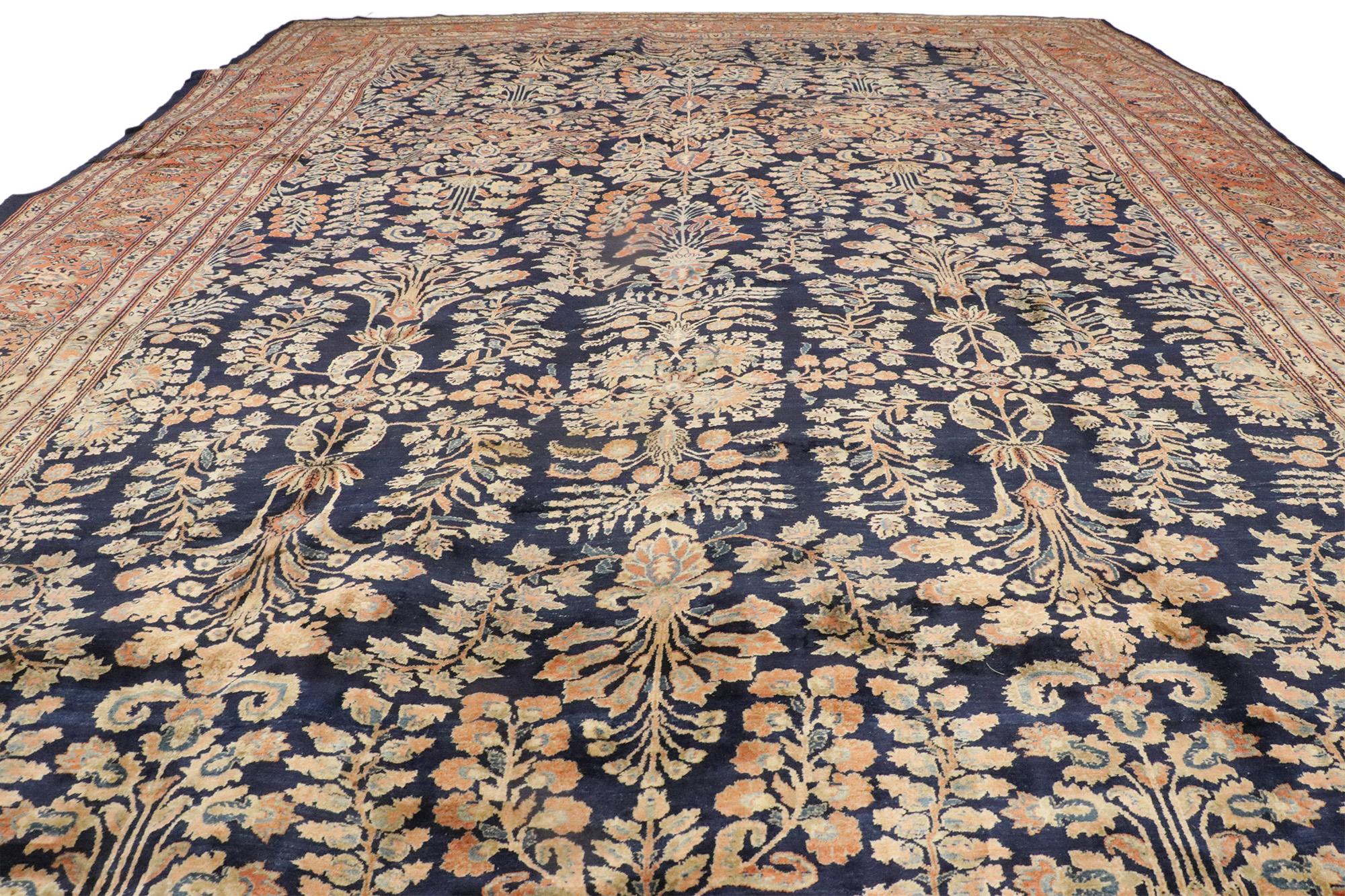 1900's Persian Mohajeran Sarouk Carpet with Traditional Style 13