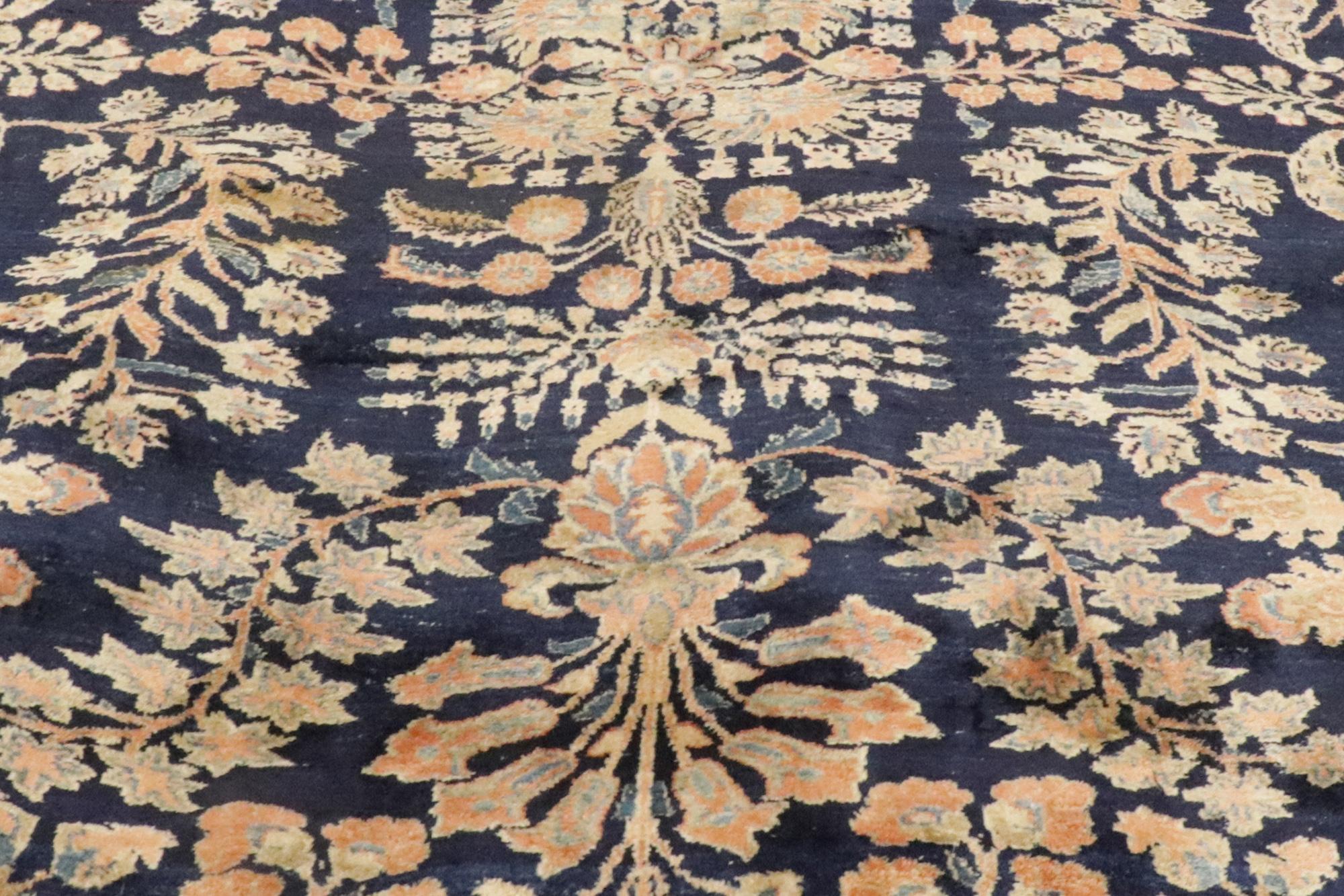 1900's Persian Mohajeran Sarouk Carpet with Traditional Style 12
