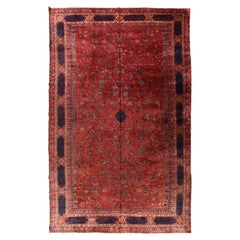 Antique Persian Mohajeran Sarouk Rug