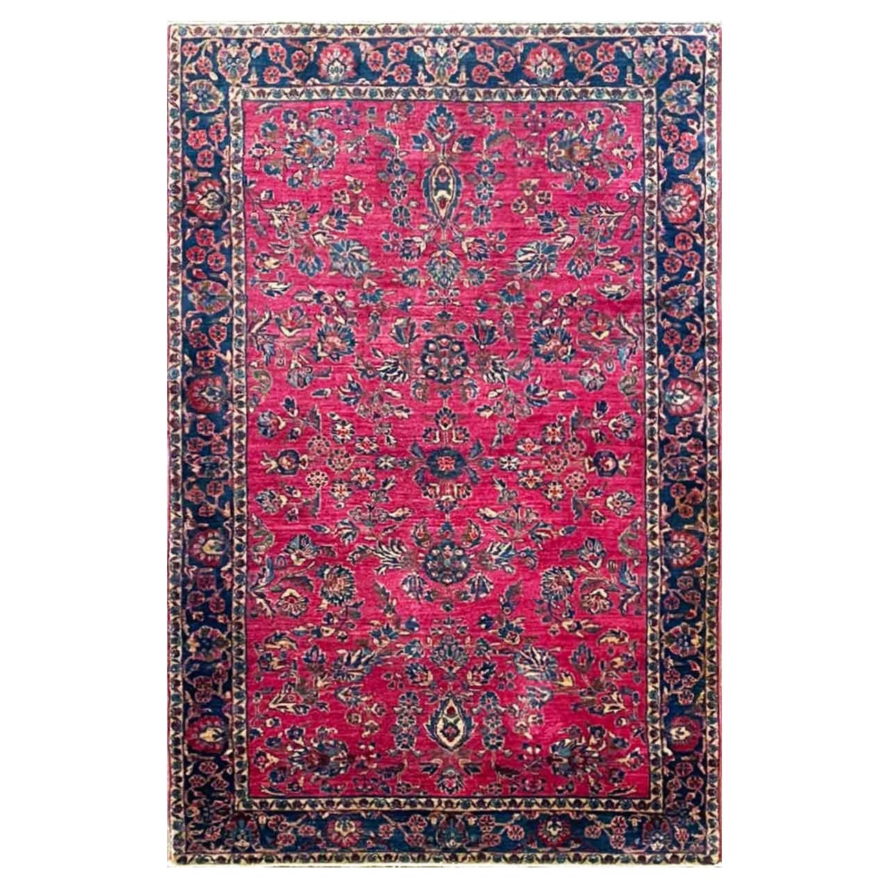 Tapis persan ancien Mohajeran Sarouk, vers 1910 101,6 x 165,4 cm
