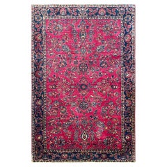 Tapis persan ancien Mohajeran Sarouk, vers 1910 101,6 x 165,4 cm