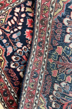 Antique Persian Mohajeran Sarouk Rug
