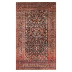 Antique Persian Mohtasham Kashan Rug. 11 ft x 18 ft 9 in
