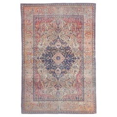 Tapis ancien persan Mohtasham Kashan 4'2" x 6'3" (en anglais)