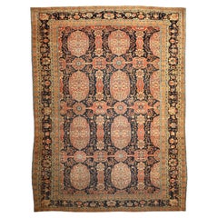Tapis ancien persan Mohtasham Kashan 7'3" x 9'11"
