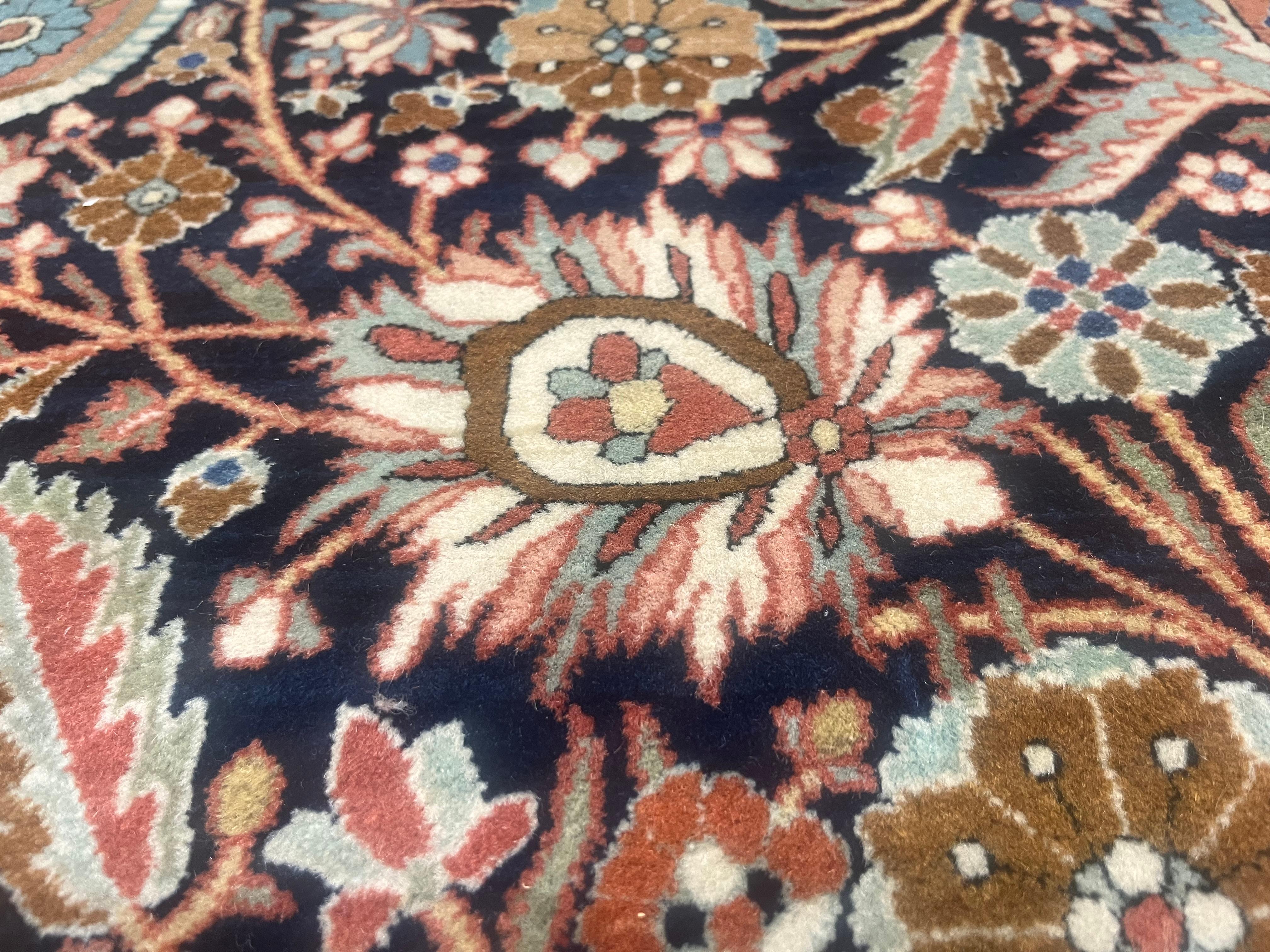 Antike persische Mohtasham Kashan Teppich 9'2