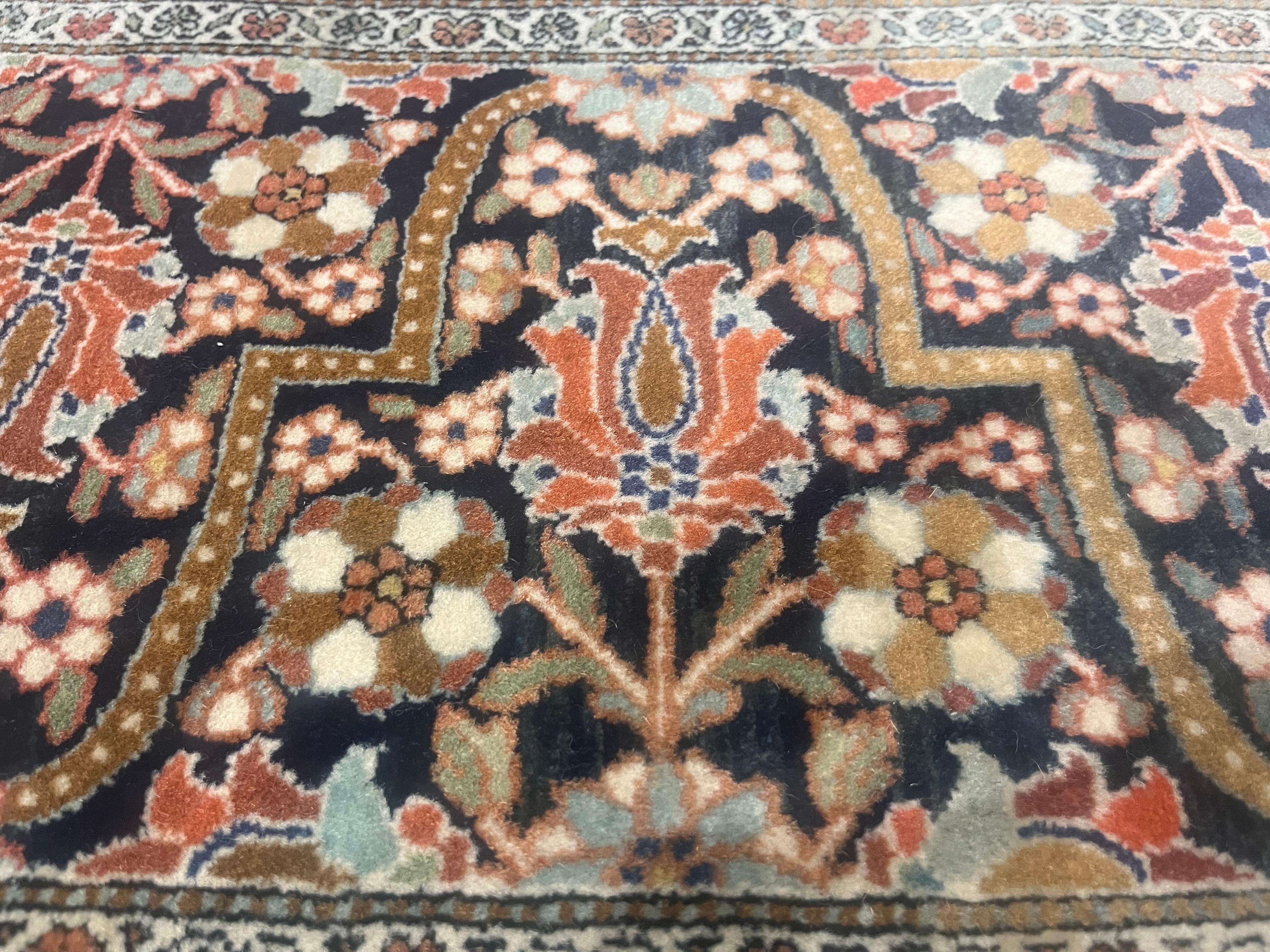 Antike persische Mohtasham Kashan Teppich 9'2