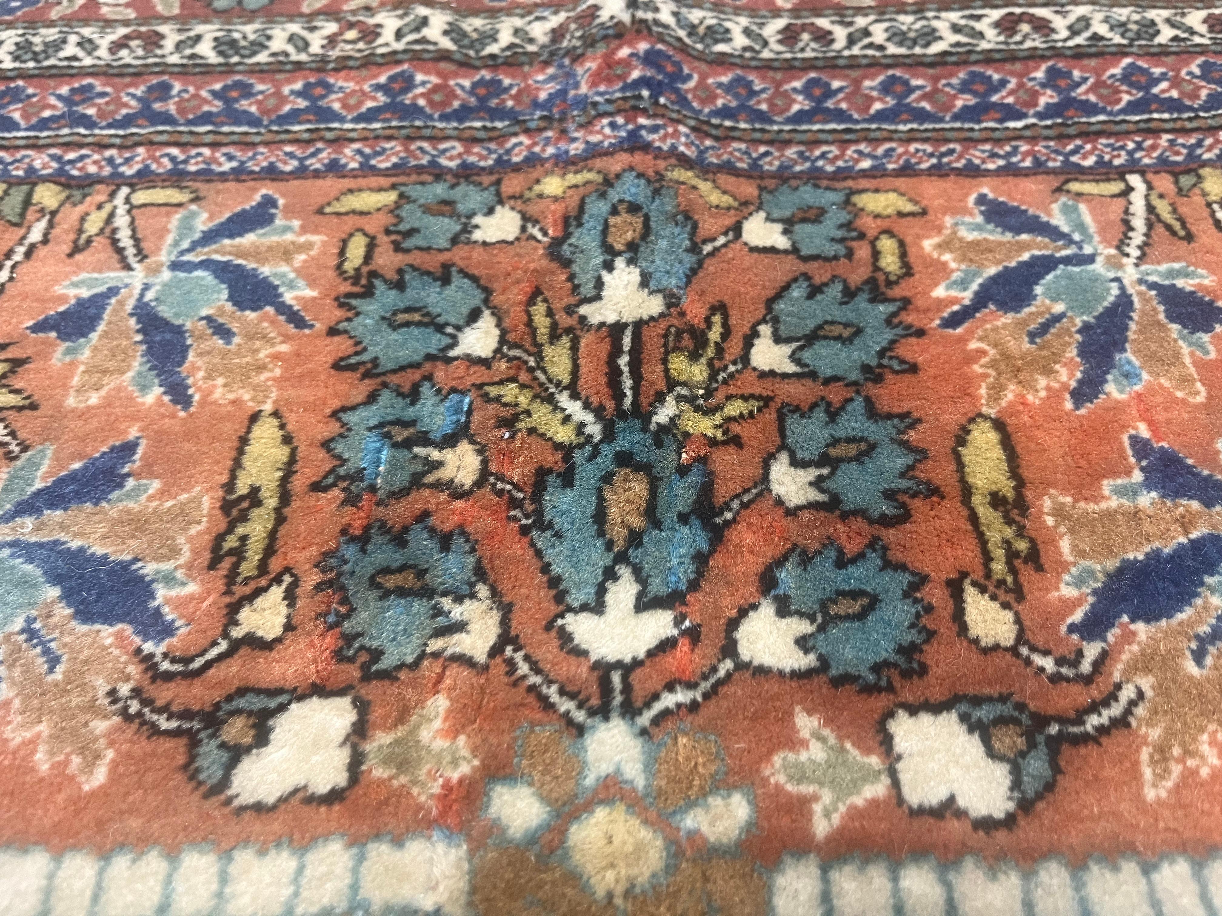 Antike persische Mohtasham Kashan Teppich 9'2