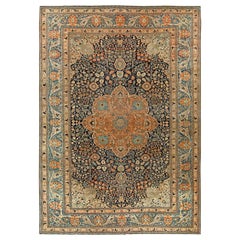 Doris Leslie Blau Antique Persian Mohtashem Kashan Hand Knotted Rug