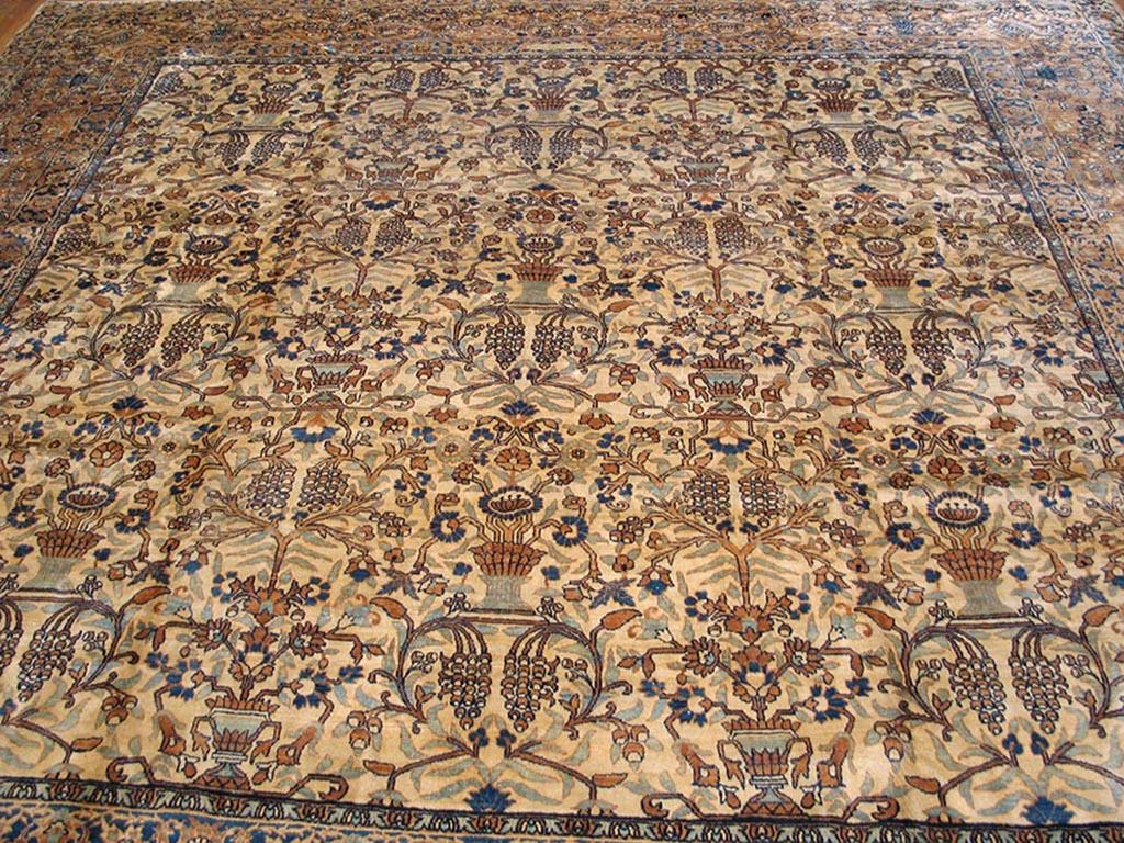 Early 20th Century N.E. Persian Khorasan Moud Carpet ( 10'8