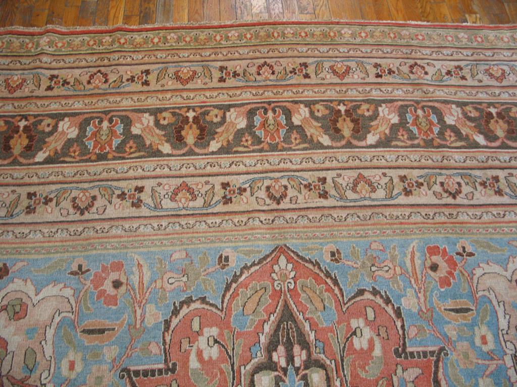 Wool 19th Century N.E. Persian Khorassan Moud Carpet ( 10'2