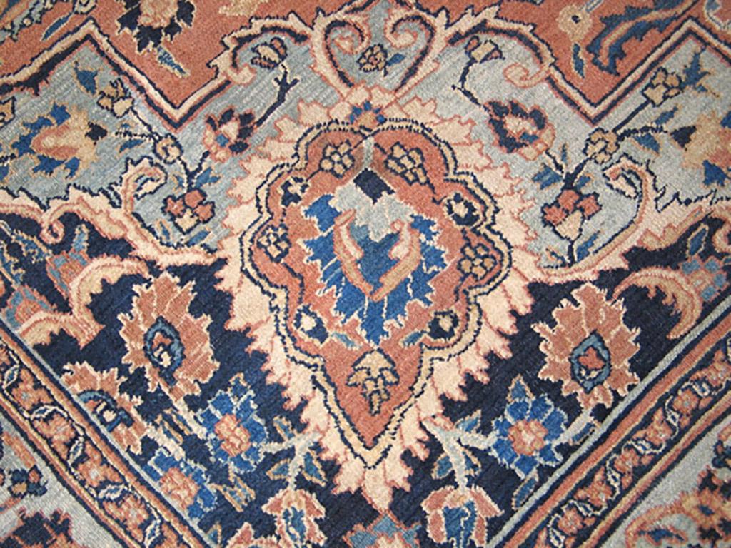 Hand-Knotted Early 20th Century N.E. Persian Moud Khorasan Carpet (10'6