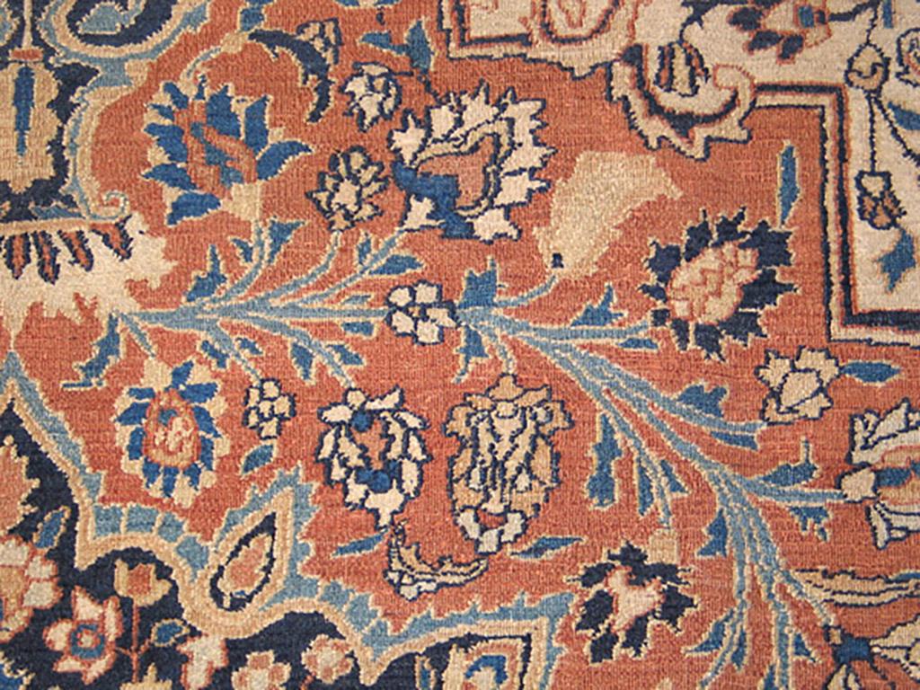 Wool Early 20th Century N.E. Persian Moud Khorasan Carpet (10'6