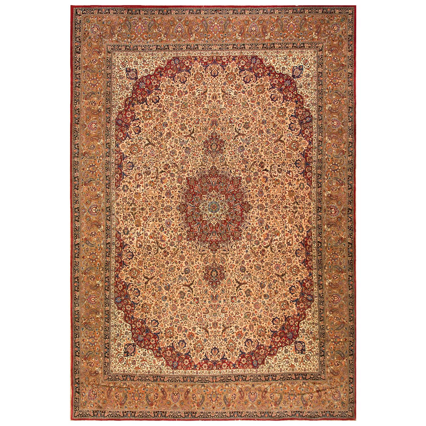 Antique Persian Moud Rug For Sale