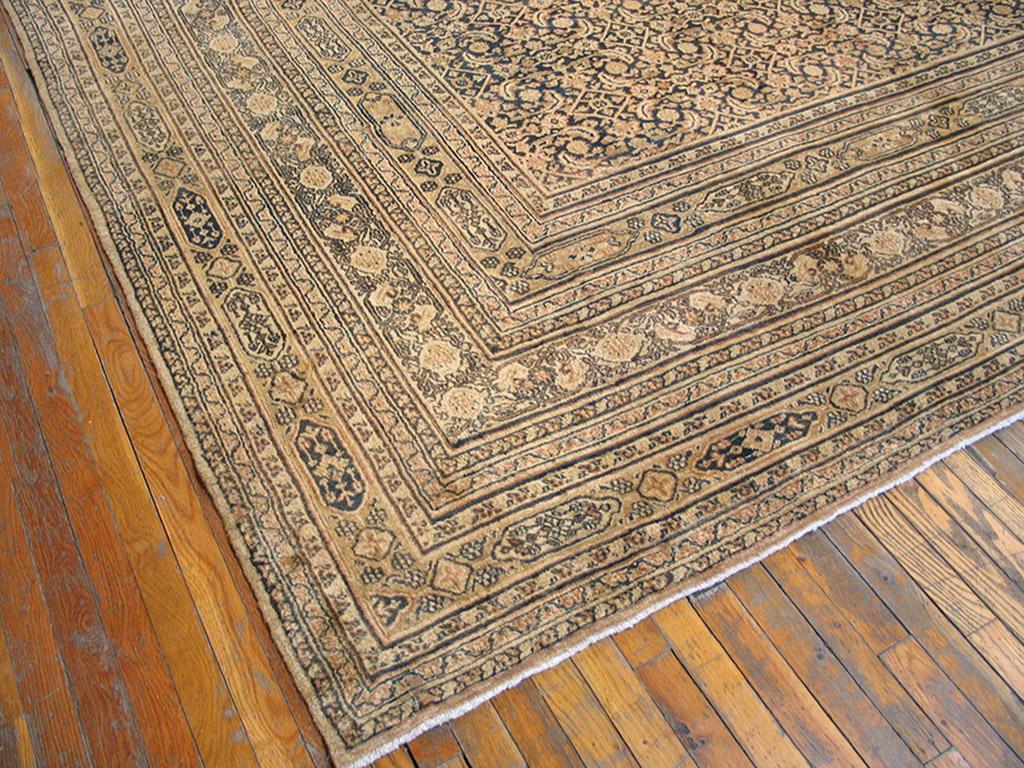 19th Century N.E. Persian Khorassan Moud Carpet ( 11'6