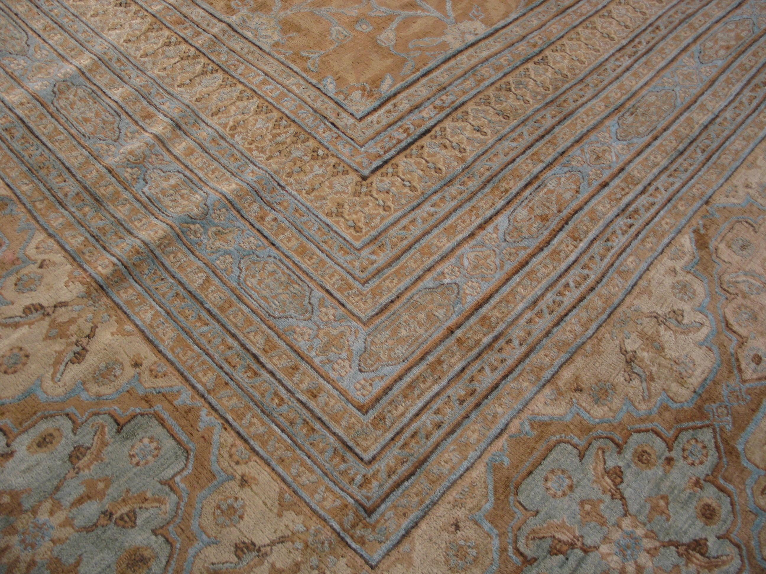 19e siècle N.E. Tapis persan Khorassan Moud 
Mesures : 17'2