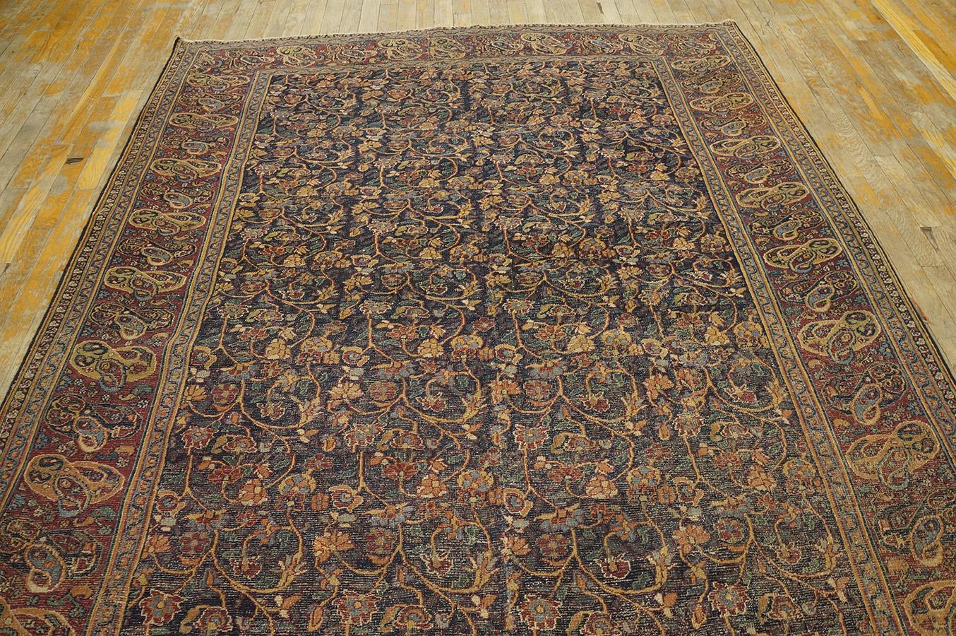 Antique Persian Moud Rug 5' 9''x 7' 9'' For Sale 5