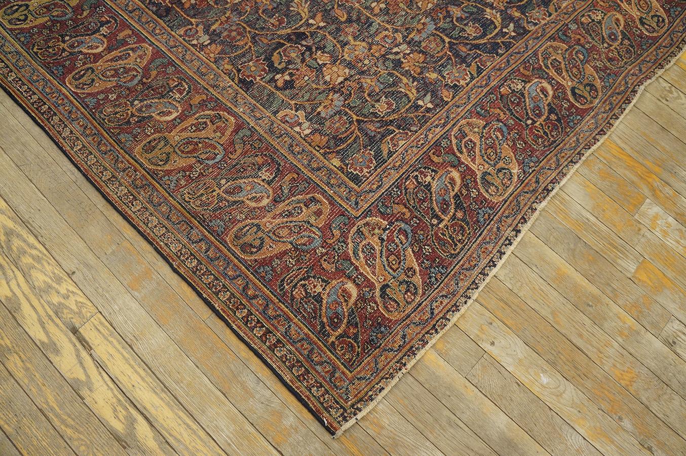 Antique Persian Moud Rug 5' 9''x 7' 9'' For Sale 6