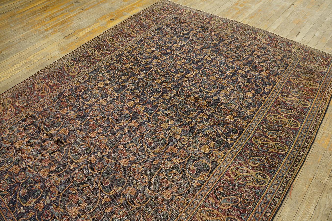 Antique Persian Moud Rug 5' 9''x 7' 9'' For Sale 8
