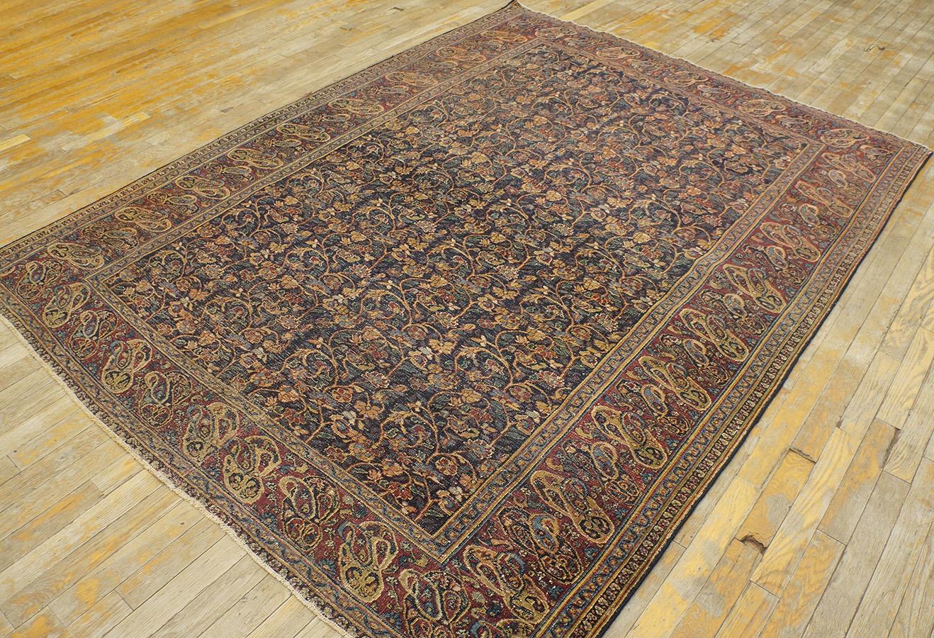 Antique Persian Moud rug 5' 9''x 7' 9''.